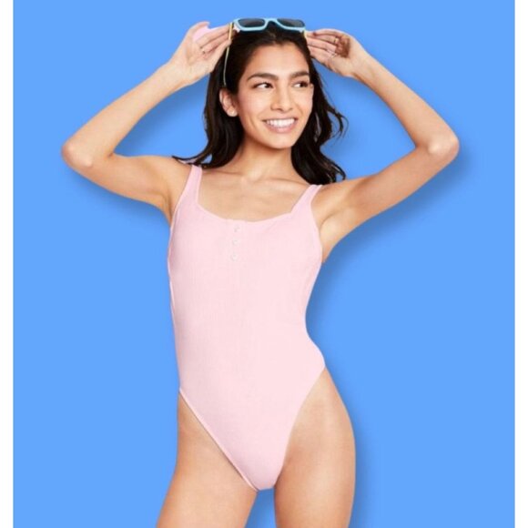 Stoney Clover LN - Women's One Piece Swimsuit - Pink - XXS - Picture 1 of 16